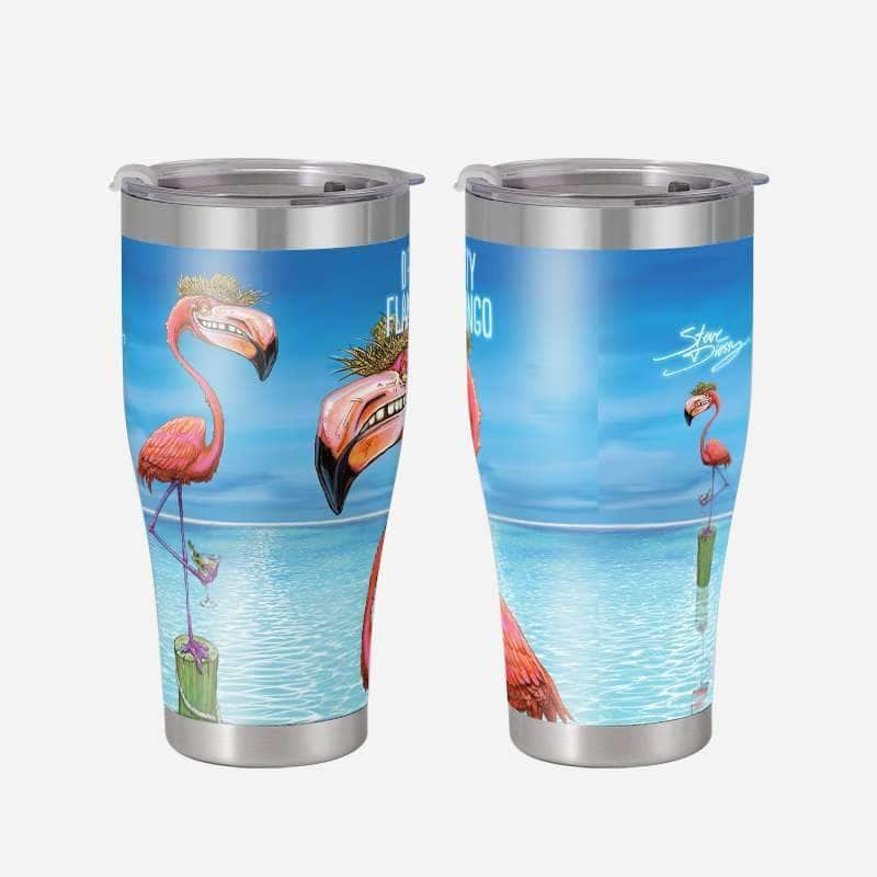 "Dirty Flamingo" Stainless Steel Tumbler