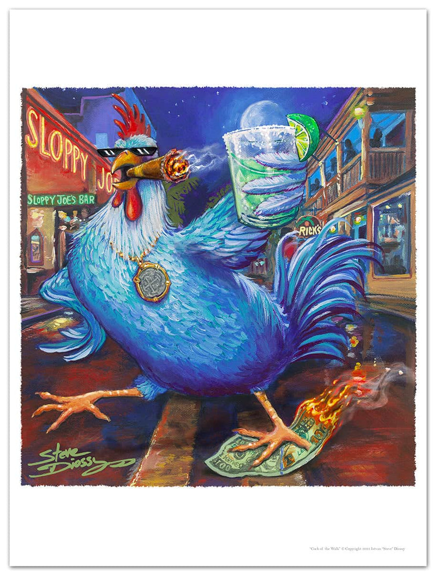 NEW! "Cock of the Walk" Fine Art Paper Print