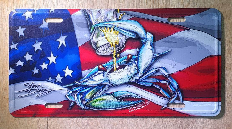 "Crabeer USA" Front License Plate