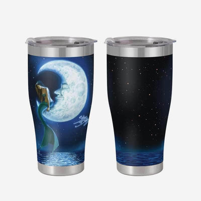 Pre-Sale "Mermaid in the Moon" Stainless Steel Tumbler- Ships November