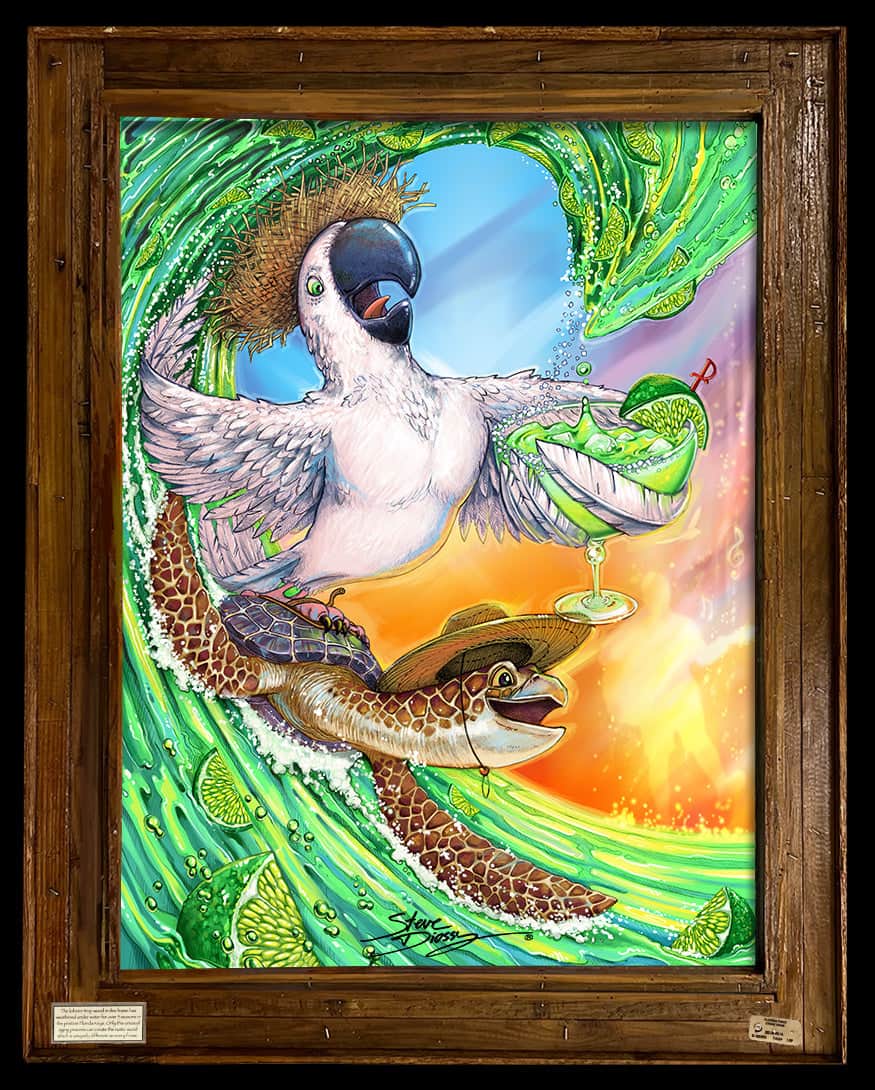 "Margarita Wave" Limited Edition Canvas