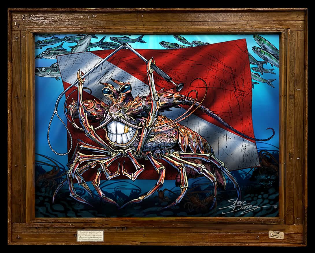 "Tickle This Lobster" Limited Edition Canvas