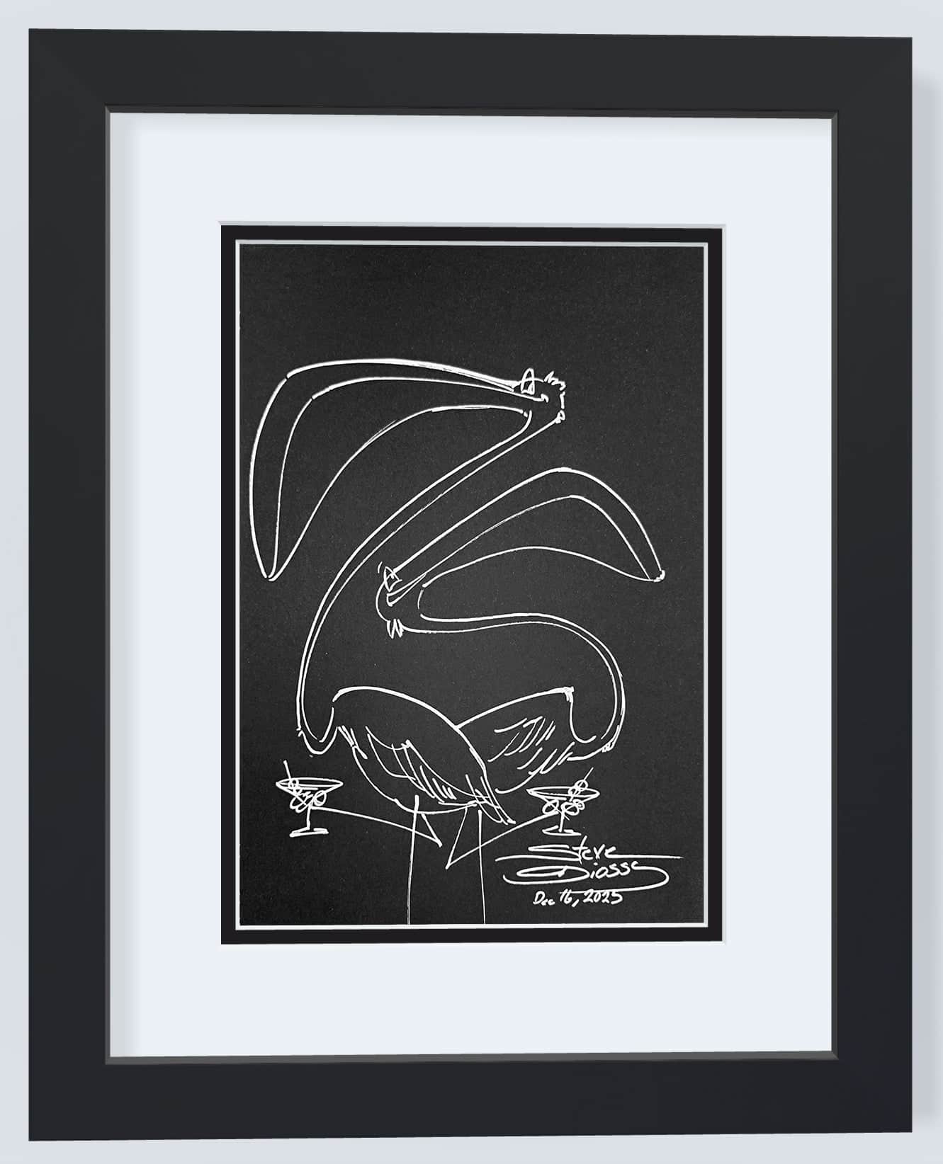 One-Line Original – Pink on Pink