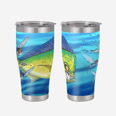 "Mad Mahi Battle" Stainless Steel Tumbler