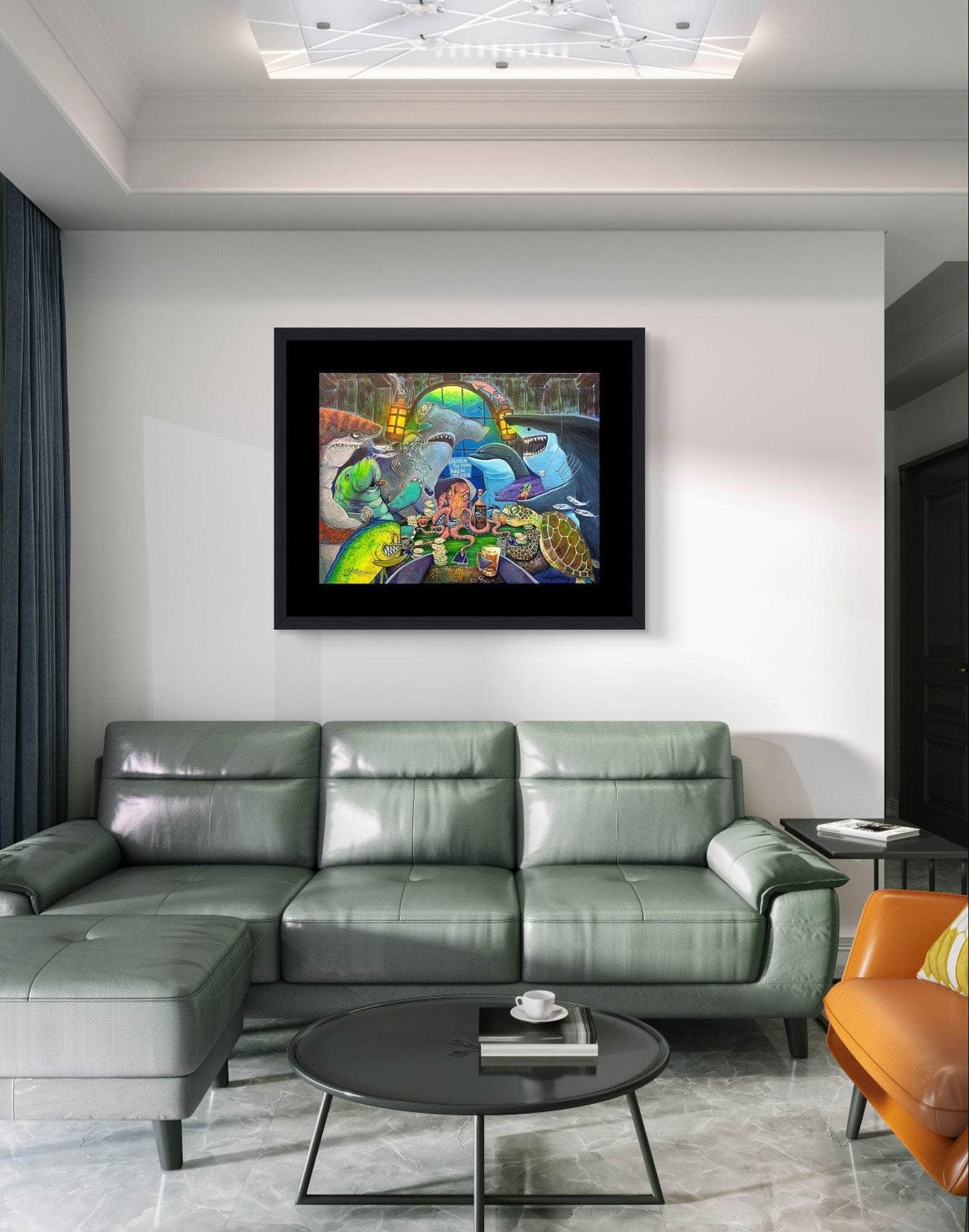 Wyland Collaboration: "Card Sharks" Artist's Proof Series