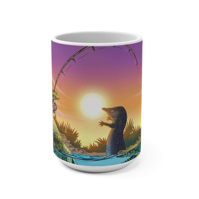 "Gator Fishing" Coffee Mug