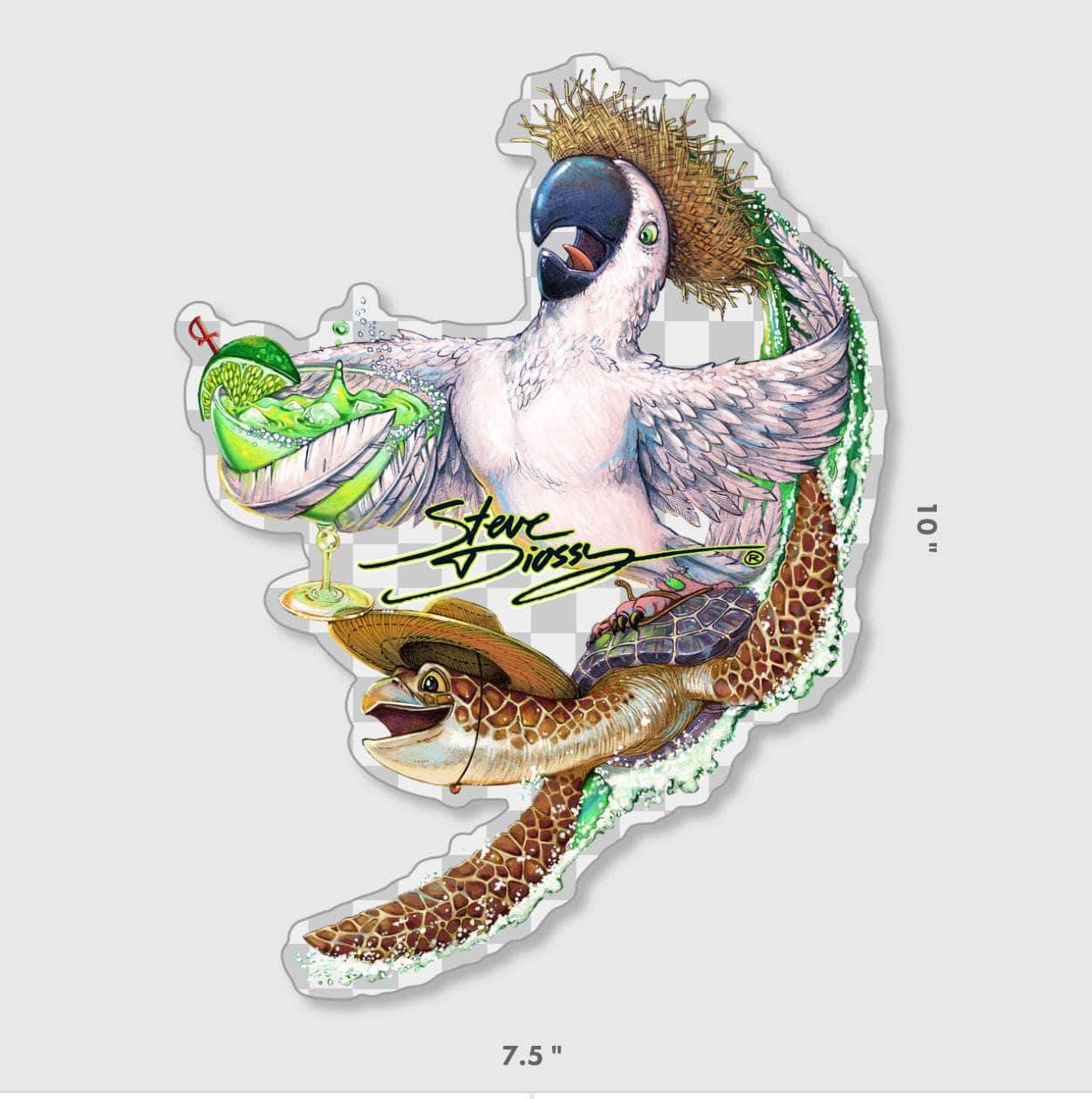 Margarita Wave - Large Die-Cut Sticker