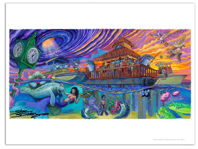 NEW! "Hurricane Party" Fine Art Paper Print