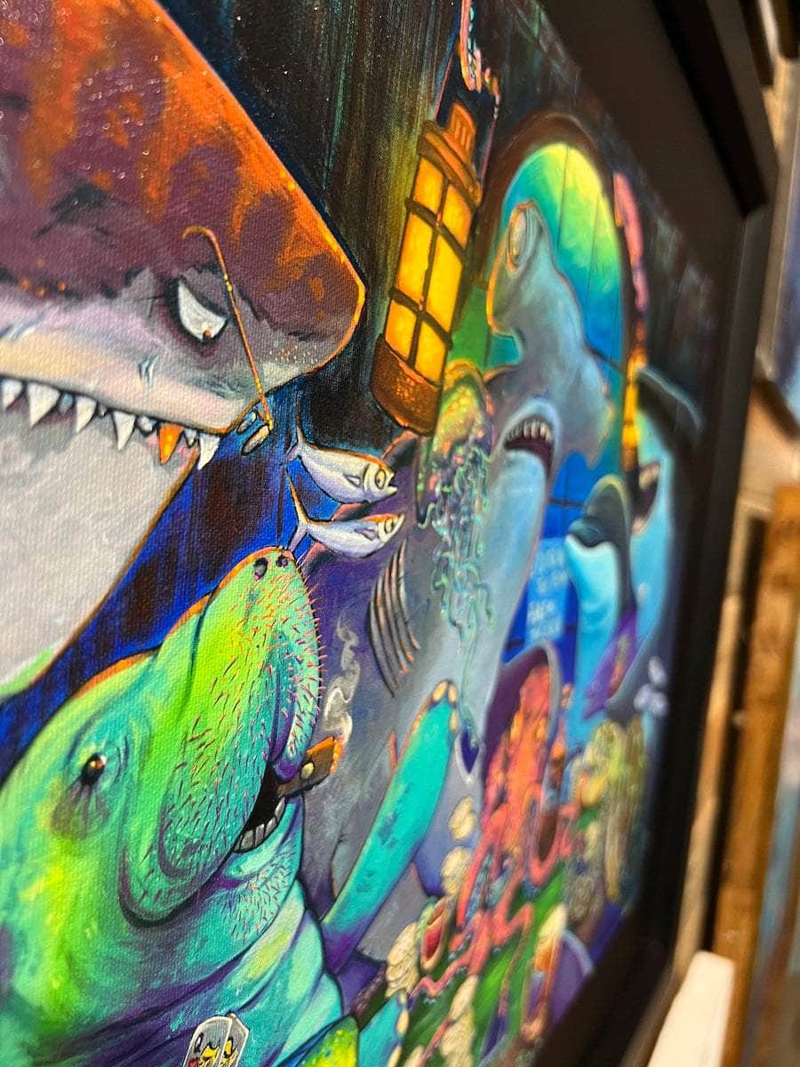 Wyland Collaboration: "Card Sharks" Artist's Proof Series