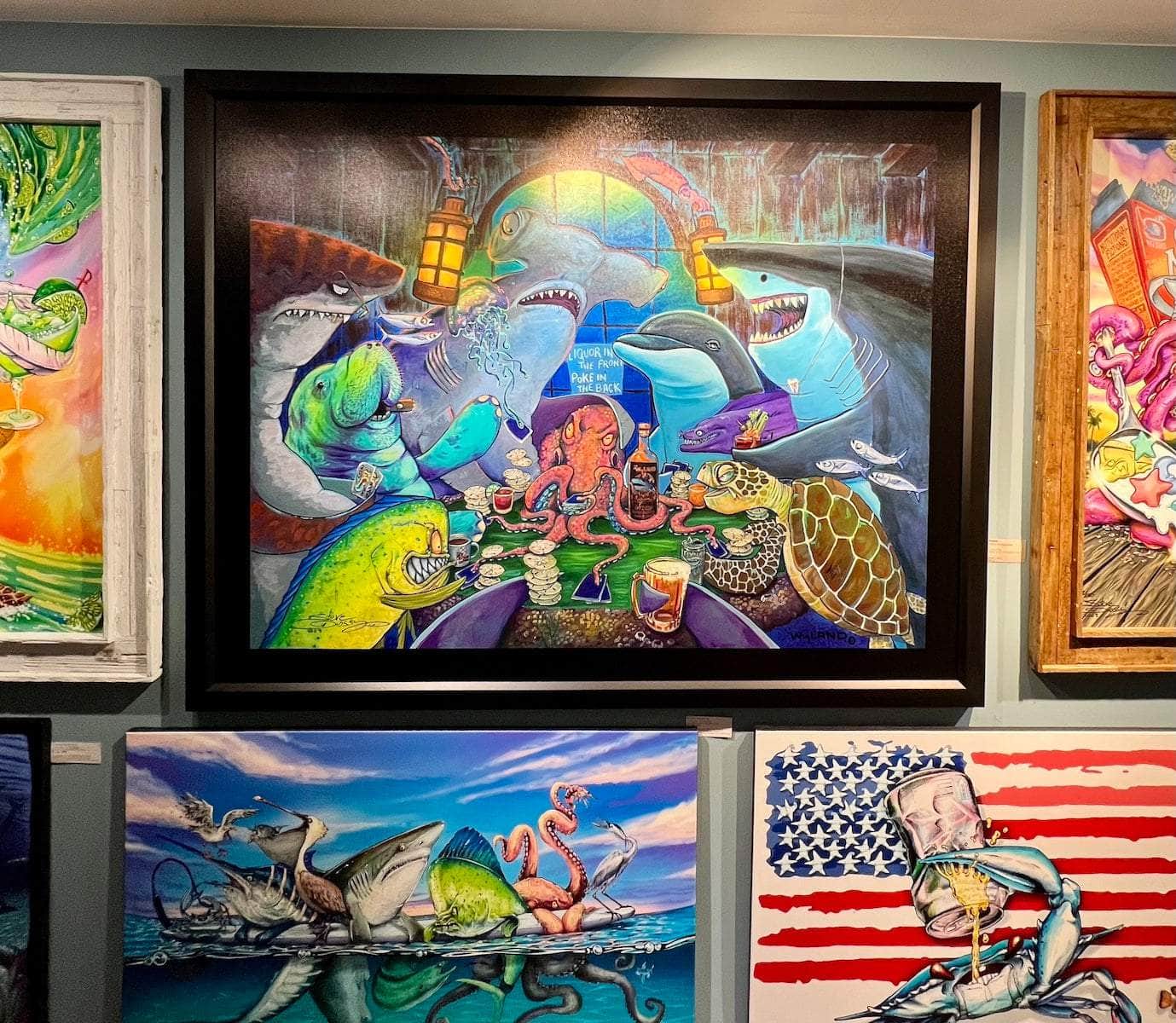 Wyland Collaboration: "Card Sharks" Artist's Proof Series