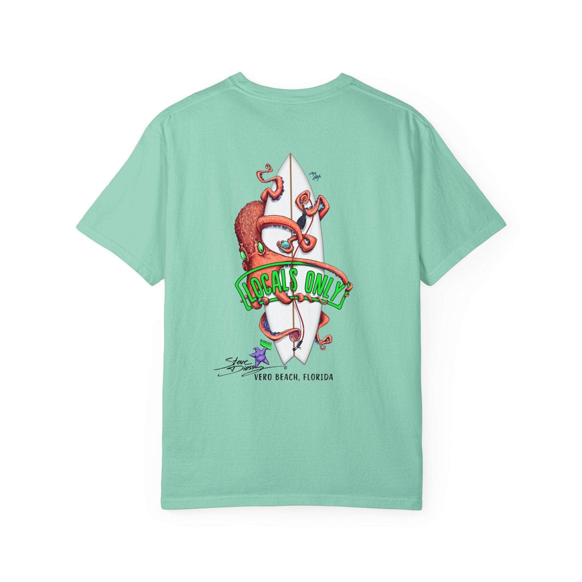 Limited Edition: Locals Only Octopus - Comfort Colors® Cotton T-Shirt