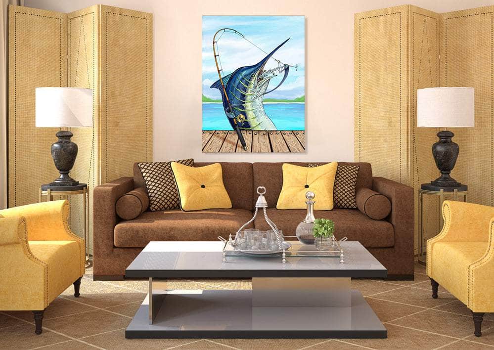 "Dirty Marlin Tini" Limited Edition Canvas