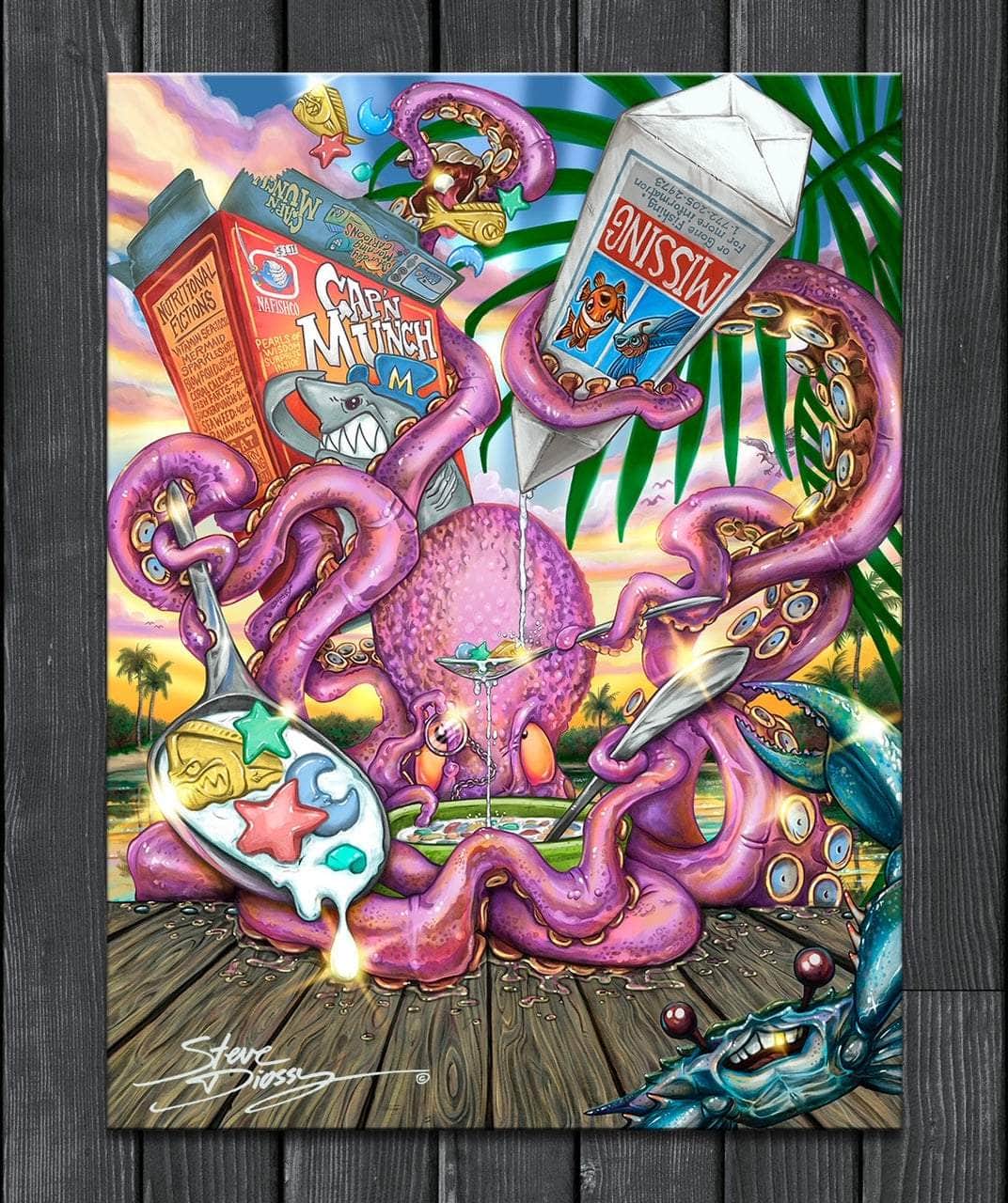 Cereal Killer Limited Edition Canvas Full Color Series - Steve Diossy  Marine Artist