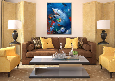 "The Sharkfather II" Limited Edition Canvas