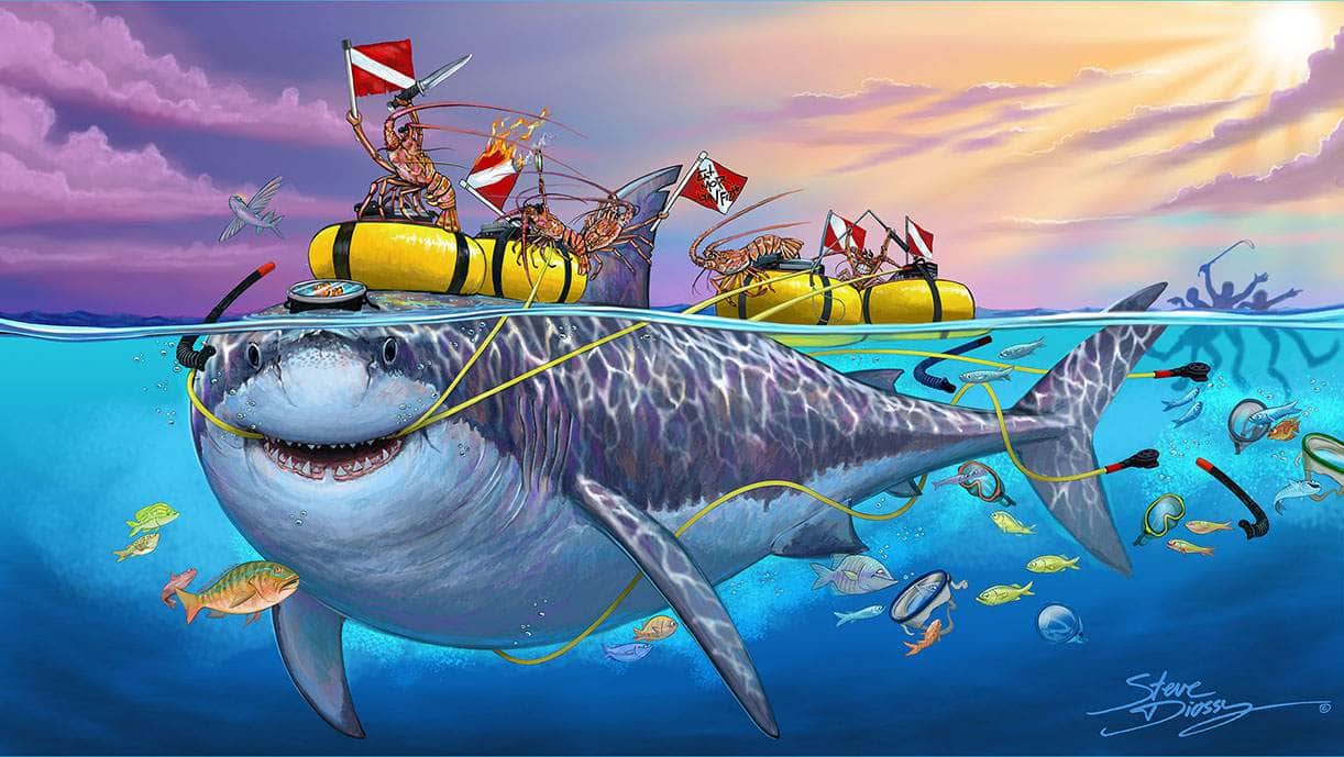 Pre-Order "Lobster's Revenge" Limited Edition Canvas - Ships early October 2026