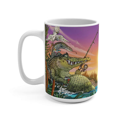 "Gator Fishing" Coffee Mug