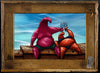 New! "Starfish Lovers" Lobster Trap Framed Mini-Canvas