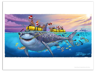 "Lobsters' Revenge-" Fine Art Paper Print