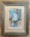 Auction Closed "The Lonely Manatee" Original Pencil by Steve Diossy