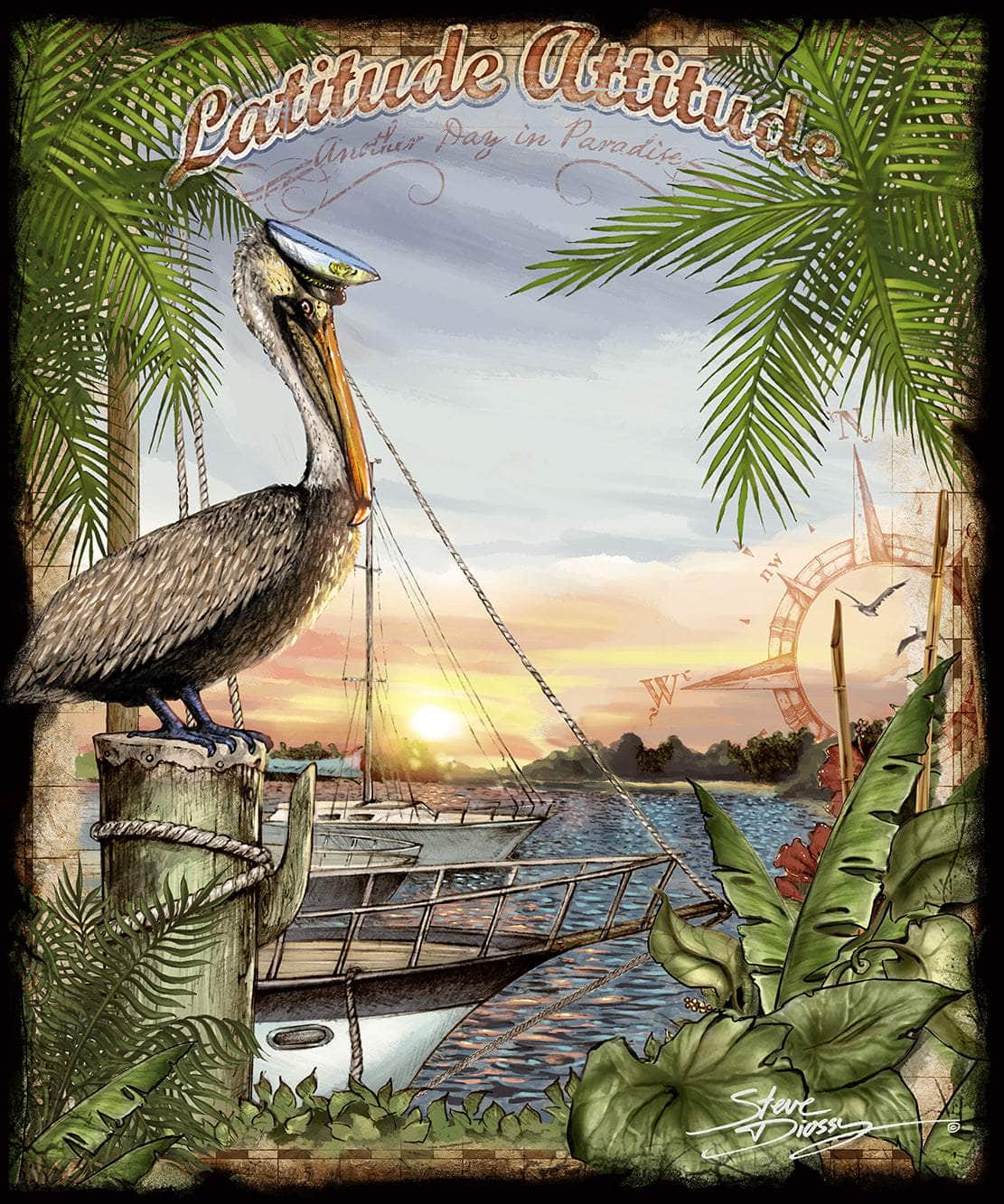 "Latitude Attitude" Limited Edition Canvas