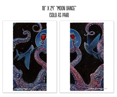 "Moon Dance" Fine Art Paper Print Pair