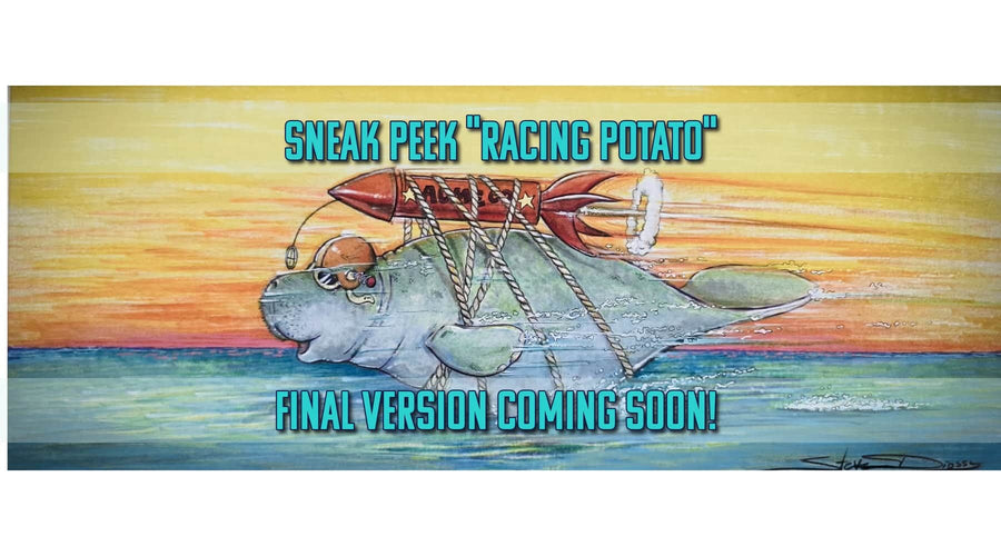 Coming Soon: "Racing Potato" Limited Edition Canvas Pre-Order Expected Release Mid-June 2026