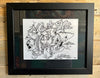 "Pizza Party" Original Pen/Ink by Steve Diossy