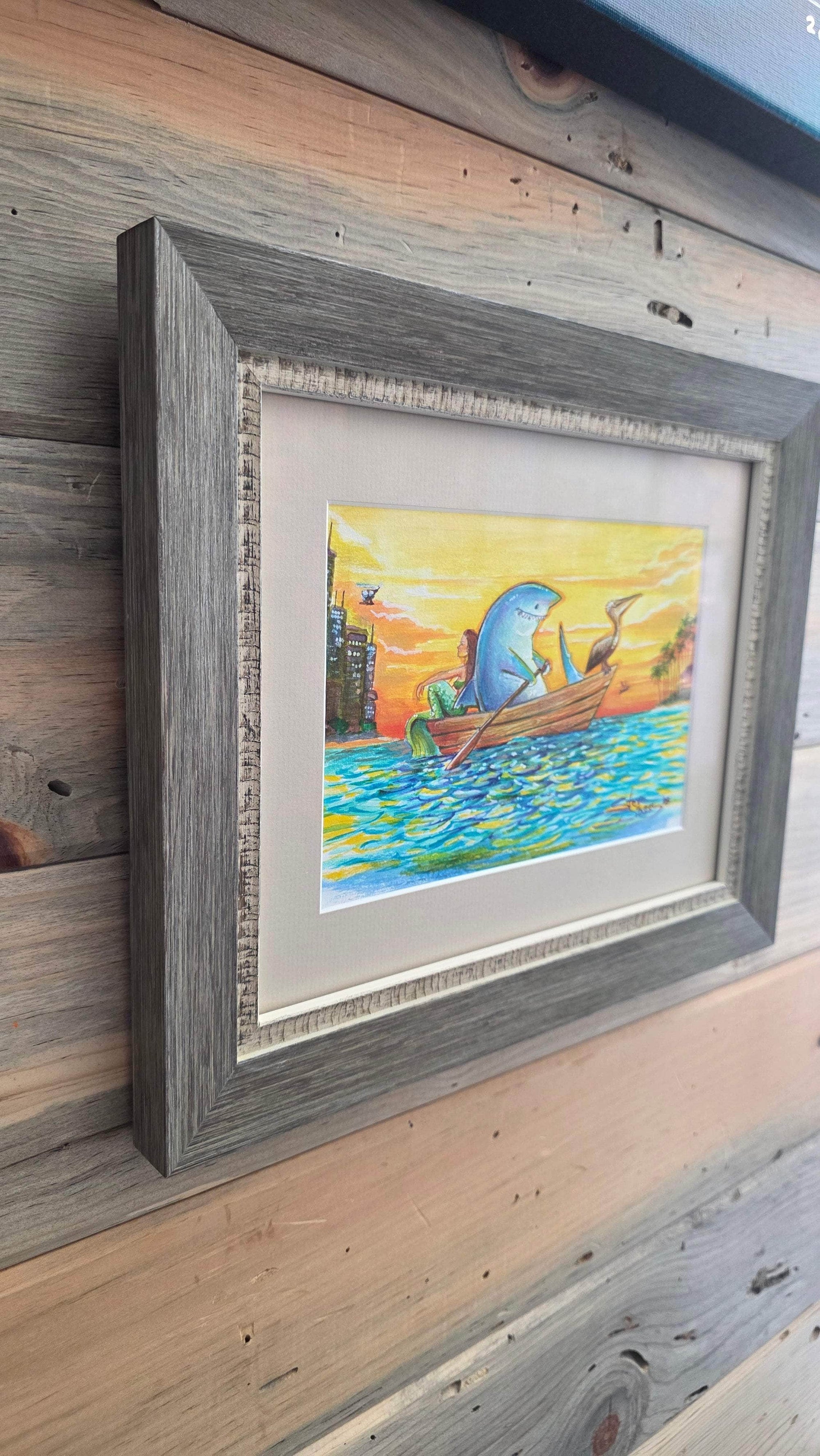 Auction Closed: "The Great Escape" Original Watercolor by Steve Diossy