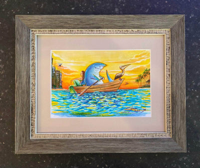 Auction Closed: "The Great Escape" Original Watercolor by Steve Diossy