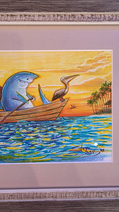 Auction Closed: "The Great Escape" Original Watercolor by Steve Diossy