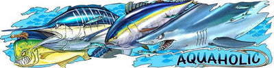 "Predator Fish Tear" Custom Premium Vinyl Boat SlamWrap by Steve Diossy