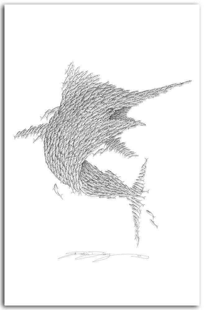 "Bait Baller 1.0" Fine Art Paper Print