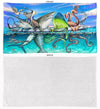 Board Meeting beach towel front and back