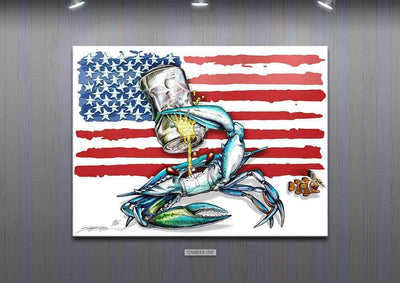 "Crabeer USA" Limited Edition Canvas