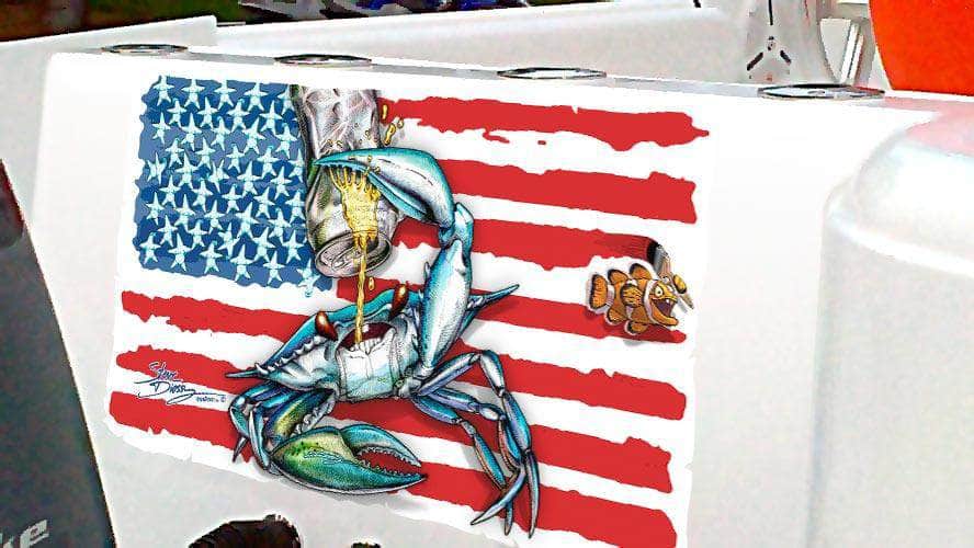 "Crabeer USA" Premium Vinyl Wrap