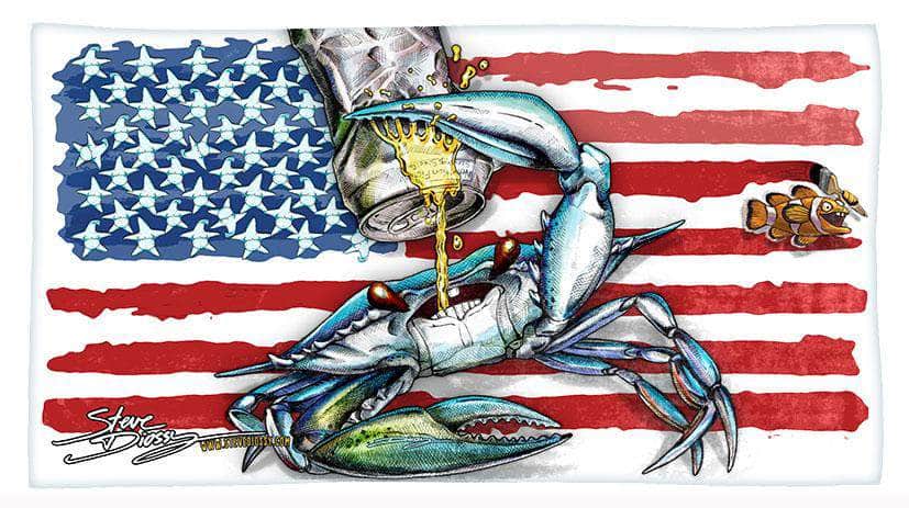 "Crabeer USA" Premium Beach Towel