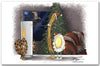 Eggs & Bacon Series "Christmas Surprise" Fine Art Paper Print