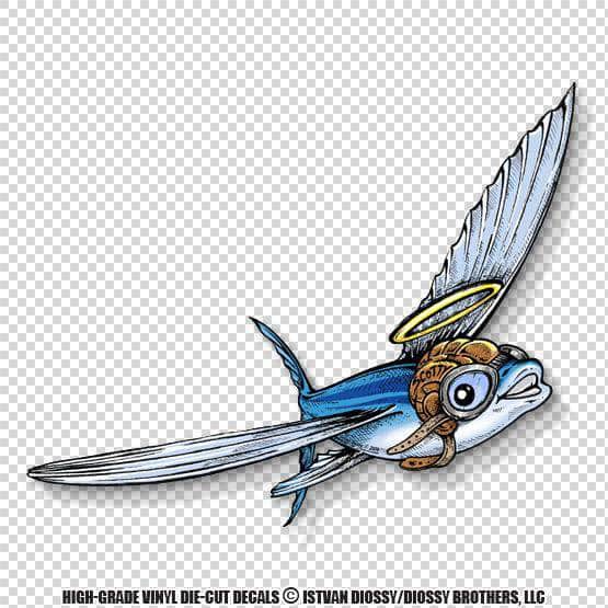 Fishing Car Decals and Stickers by Steve Diossy - Steve Diossy Marine Artist