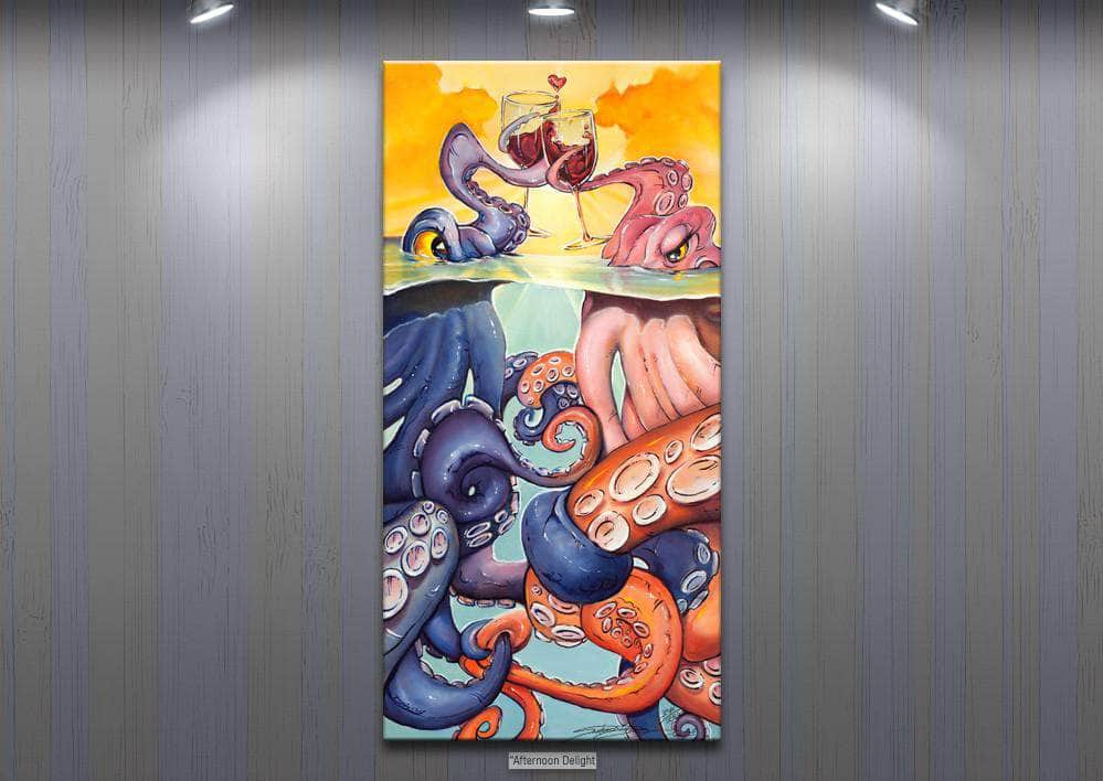 Signed, Limited Edition, Giclee on Canvas of Afternoon Delight painting