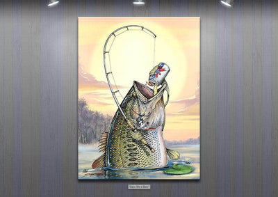 "Bass Me a Beer" Limited Edition Canvas