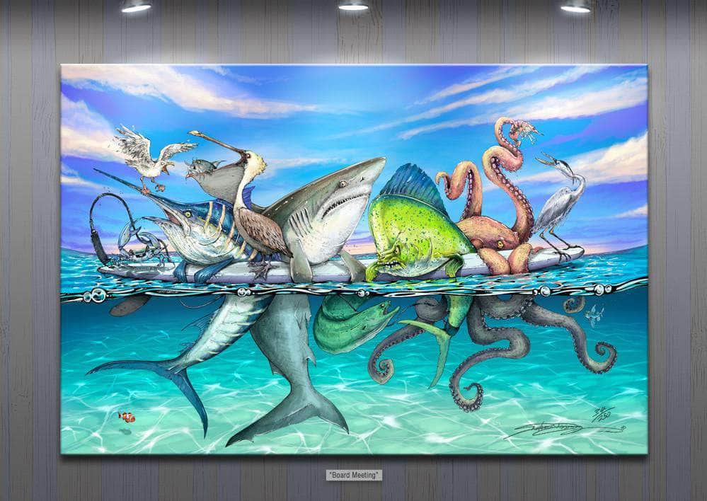 "Board Meeting" Limited Edition Canvas