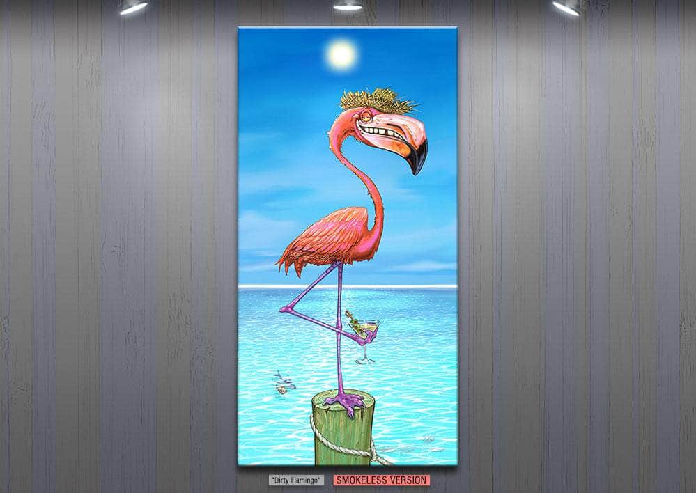 "Dirty Flamingo" Limited Edition Canvas
