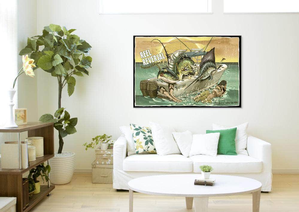 "Reel Reversal" Limited Edition Canvas