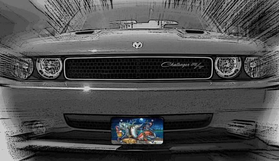 "Last Call" Front License Plate