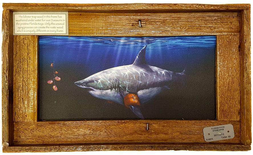 "Donut Donut Donut" Lobster Trap Framed Mini-Canvas