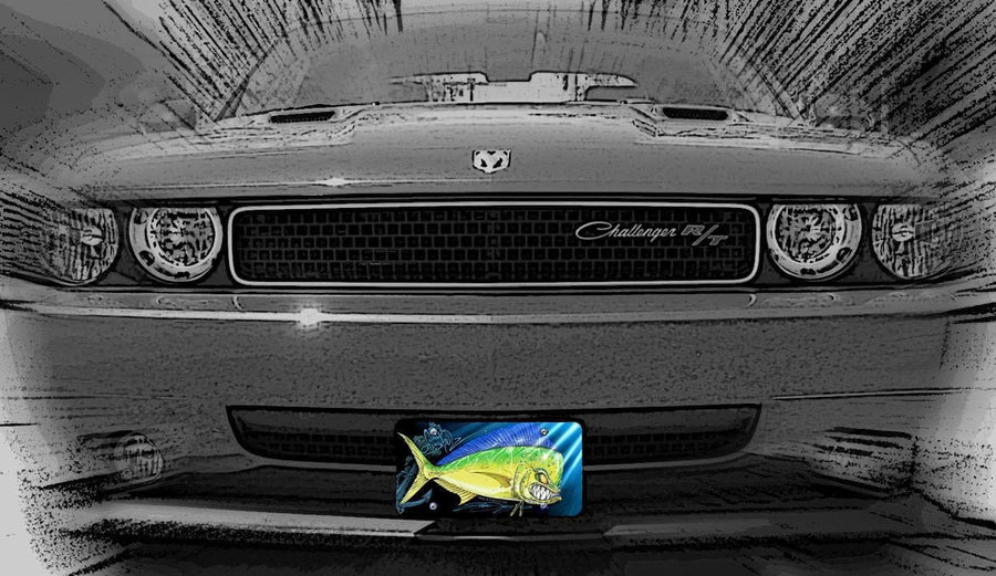 "Mad Mahi" Front License Plate