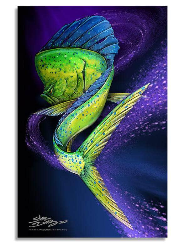 "Mahi Swim" Fine Art Paper Print