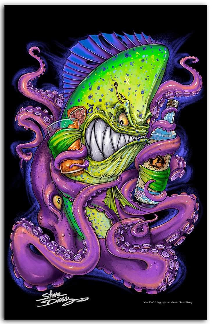 "Mahi Vice" Fine Art Paper Print