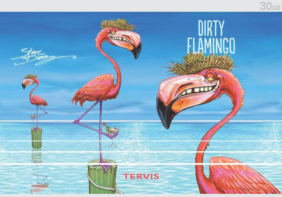 "Dirty Flamingo" Stainless Steel Tervis Tumbler