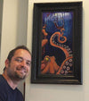 Original Oil on Canvas "Octopus the Connoisseur" by Diossy